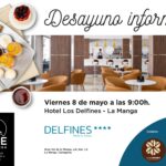 ACE La Manga celebra su último desayuno de la temporada el 8 de mayo en el Hotel Los Delfines