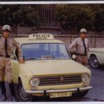 1972 | La Policía Municipal estrena en La Manga su nuevo 124D ranchera como central móvil de radio