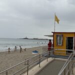 🚩 Bandera roja en las playas de La Manga por la repentina retracción del mar