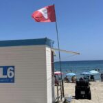 El Hotel Doblemar y Área Sunset reúnen a decenas de personas para disfrutar del eclipse solar en La Manga